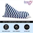 Bean Bag Covers Navy Microfiber 55