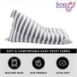 Bean Bag Covers Grey Microfiber 55