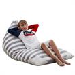 Bean Bag Covers Grey Microfiber 55