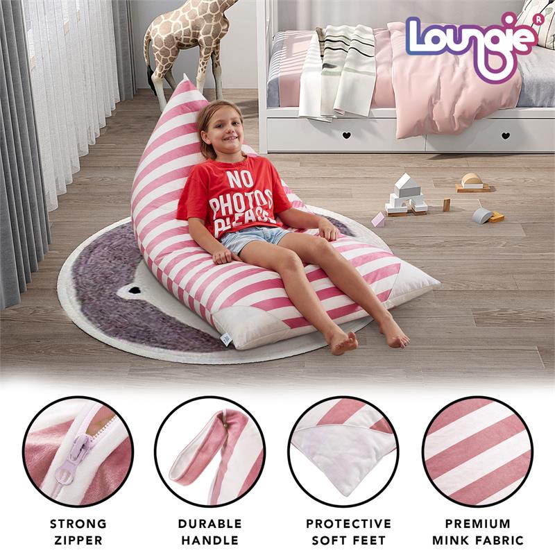 Bean Bag Covers Pink Microfiber 55