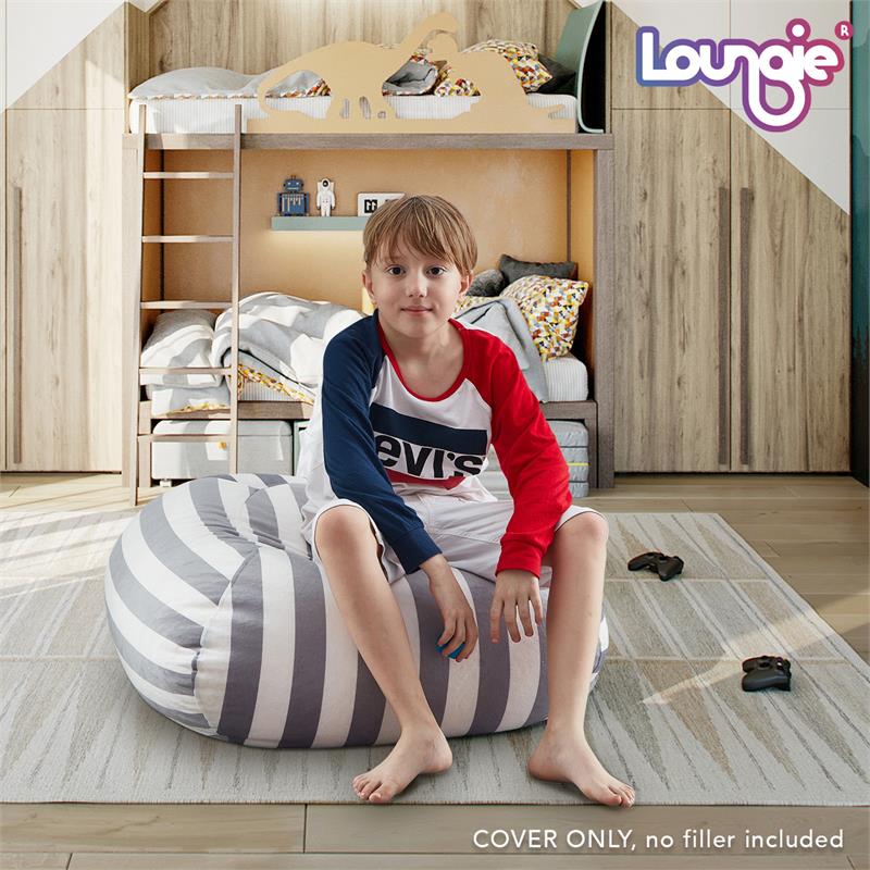 Bean Bag Covers Grey Microfiber 32
