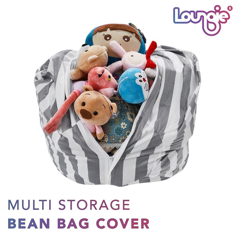 Bean Bag Covers Grey Microfiber 32