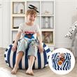 Bean Bag Covers Navy Microfiber 32