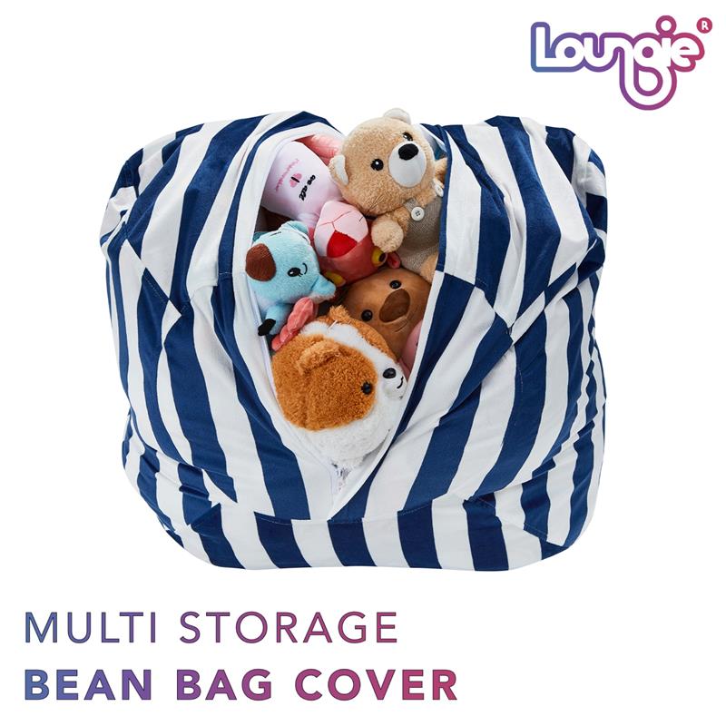 Bean Bag Covers Navy Microfiber 32
