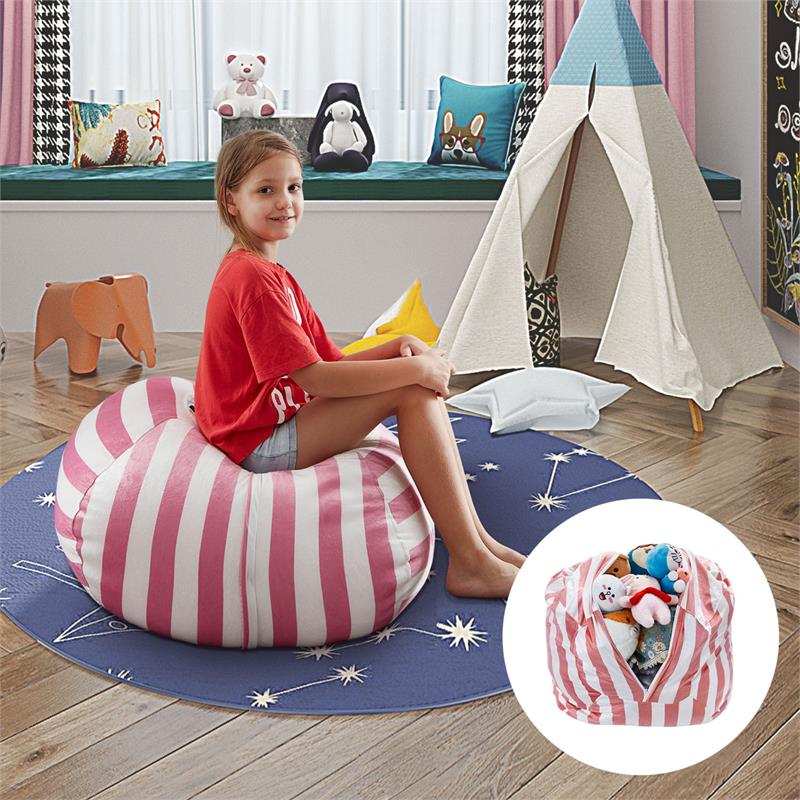 Bean Bag Covers Pink Microfiber 32