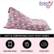 Bean Bag Covers Unicorn Light Pink Microfiber 55