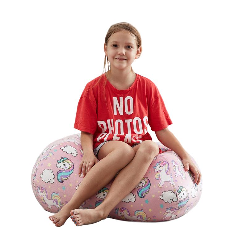 Bean Bag Covers Unicorn Light Pink Microfiber 32