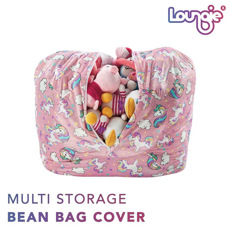Bean Bag Covers Unicorn Light Pink Microfiber 32