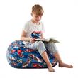 Bean Bag Covers Racecar Blue Microfiber 32