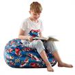 Bean Bag Covers Racecar Blue Microfiber 32