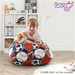 Bean Bag Covers Sport Black Microfiber 32
