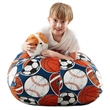 Bean Bag Covers Sport Black Microfiber 32