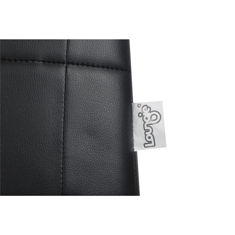 Rockme Floor Chairs Foam Black Leather PU