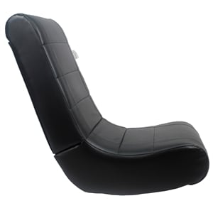 Rockme Floor Chairs Foam Black Leather PU