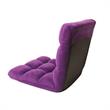 Loungie Floor Chairs Purple Microplush Foam Filling Steel Tube Frame