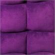 Loungie Floor Chairs Purple Microplush Foam Filling Steel Tube Frame