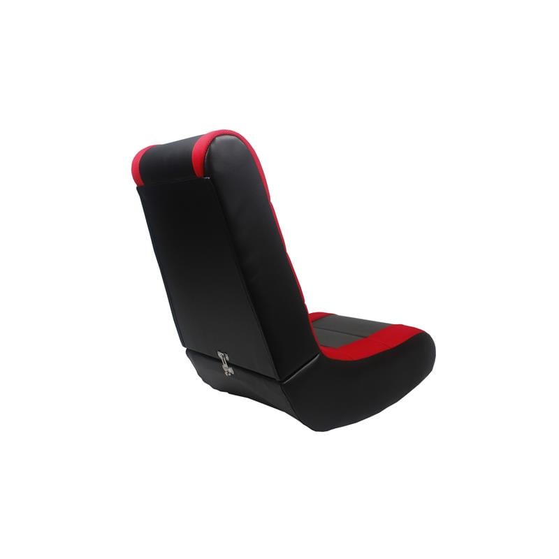 Rockme Floor Chairs Black And Red Leather PU