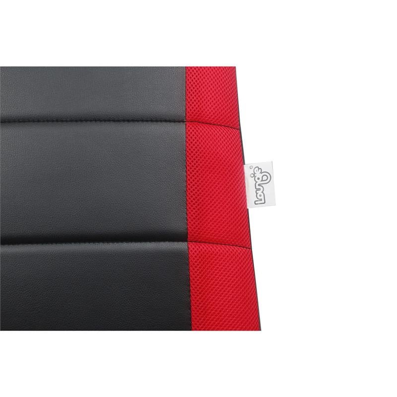 Rockme Floor Chairs Black And Red Leather PU