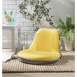 Quickchair Floor Chairs Yellow/Grey Mesh Indoor/Outdoor Portable Multi use