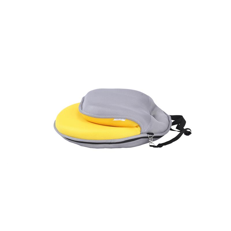 Quickchair Floor Chairs Yellow/Grey Mesh Indoor/Outdoor Portable Multi use