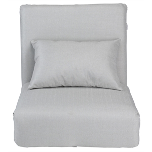 Relaxie Floor Chairs Gray Linen Sleeper Dorm Bed Couch Lounger Sofa