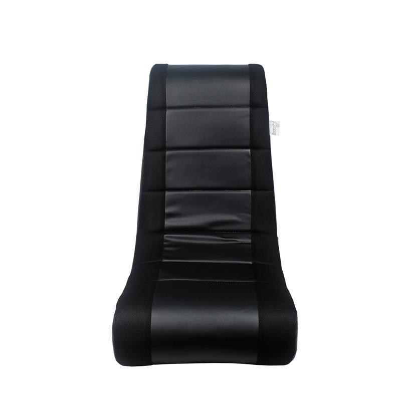 Rockme Floor Chairs Black And Black Leather PU