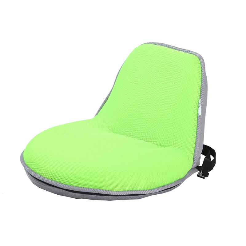 Quickchair Floor Chairs Lime/Gray Mesh Indoor/Outdoor Portable Multi use