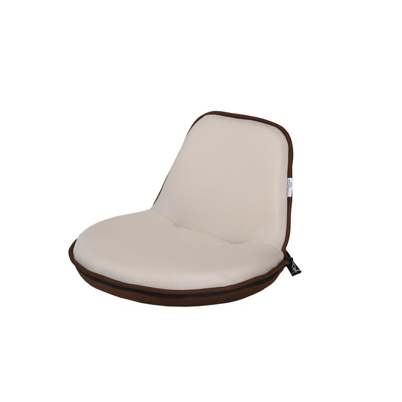 Quickchair Floor Chairs Beige/Brown Mesh Indoor/Outdoor Portable Multi use