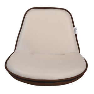 Quickchair Floor Chairs Beige/Brown Mesh Indoor/Outdoor Portable Multi use