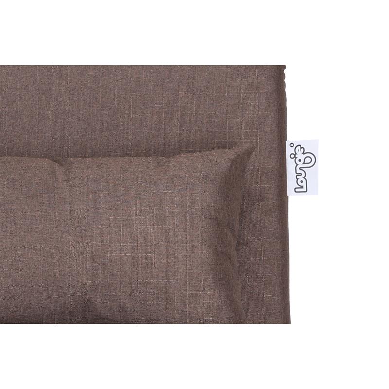 Relaxie Floor Chairs Brown Linen Sleeper Dorm Bed Couch Lounger Sofa