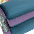 Anya Wingback Accent Arm Chair Multicolored Floral