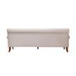 3 Piece Sofa Set of Recessed Arm Sofa and Set of Two Accent Arm Chair