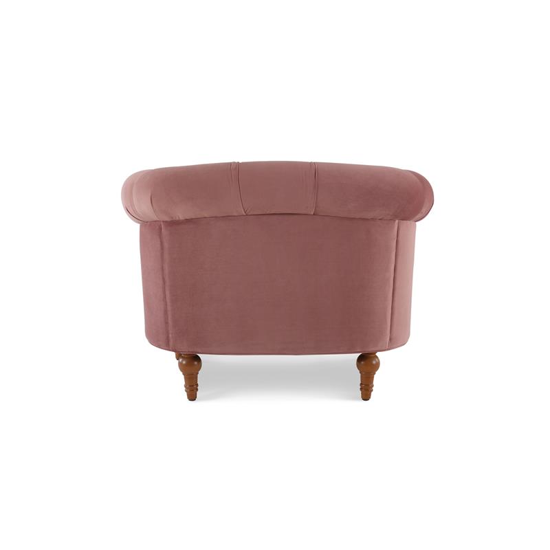 2 Piece Chair Set of Victorian Tufted Accent Chair