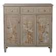Jennifer Taylor Home Dauphin Handpainted Entryway Storage Cabinet Grey Cashmere