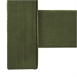 Marcella Upholstered Shelter Headboard Bed King Olive Green