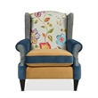 2 Piece Anya Armchair Set Floral & Leopard