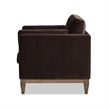 2 Piece Knox Modern Farmhouse Deep Velvet Sofa Set in Deep Brown