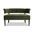 2 Piece Olive Green Jared Bench Settee Set