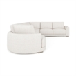 Laguna 166 Left Arm Facing Modular Feather Cushion 4 Piece Chaise Sectional Sofa