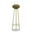 JTH Indoor/Outdoor Patio Lantern Set USB Rechargeable LED Light Heathered Green