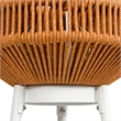 JTH Patio Floor Light Lantern Set USB Rechargeable LED Light Heathered Orange