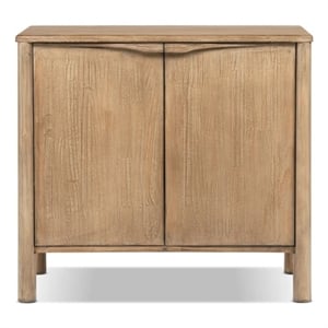 Nolan 38&quot 2-Door Accent Cabinet Antique Natural Brown Reclaimed Pine Wood