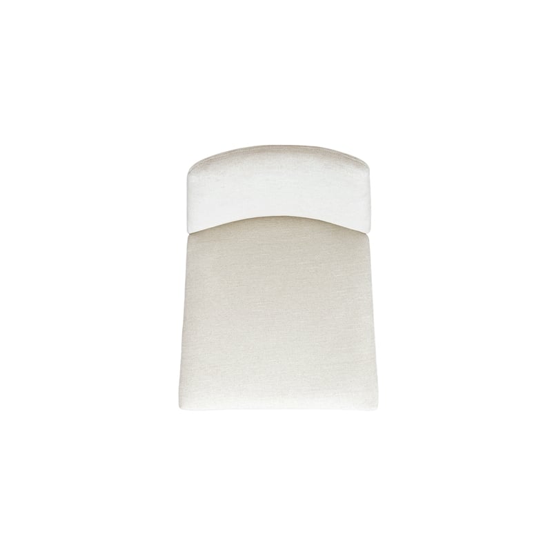 Auden Upholstered Reclaimed Pine Wood Dining Chair Set of 2 Light Beige Chenille