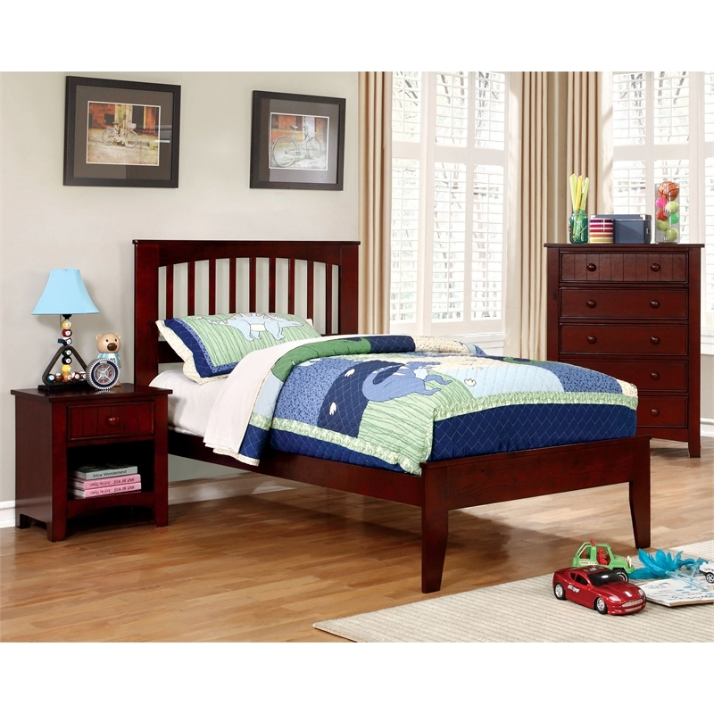 Cooper 5-Drawer Transitional Solid Wood/Wood Veneer/MDF Chest in Cherry