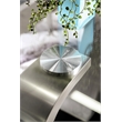 Cooper Genaveve Metal 7-Piece Dining Table Set in Silver