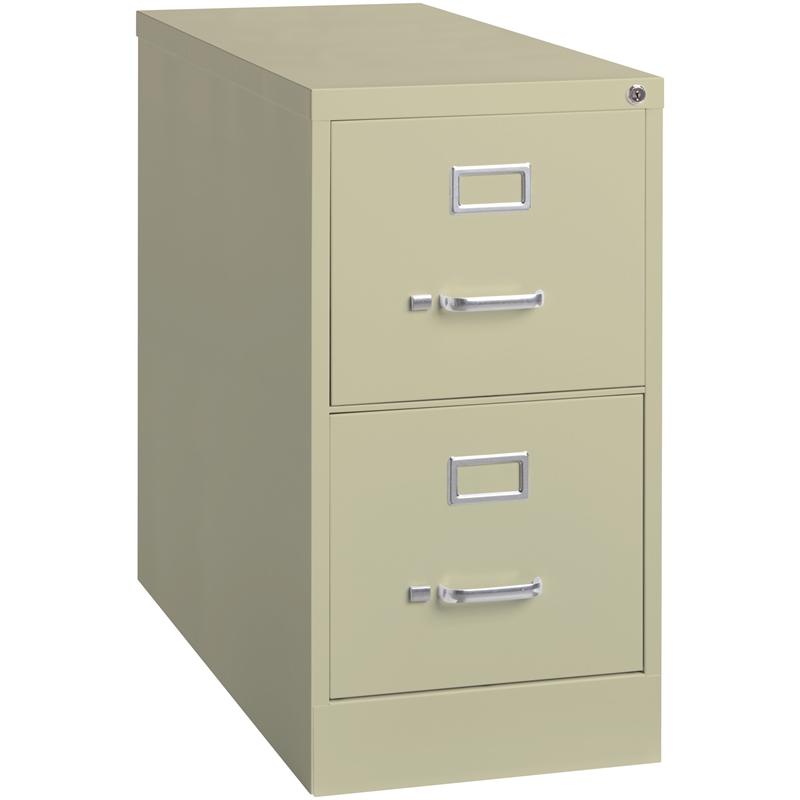 Cooper 26.5-in Deep Metal 2 Drawer Letter Width Vertical File Cabinet Putty