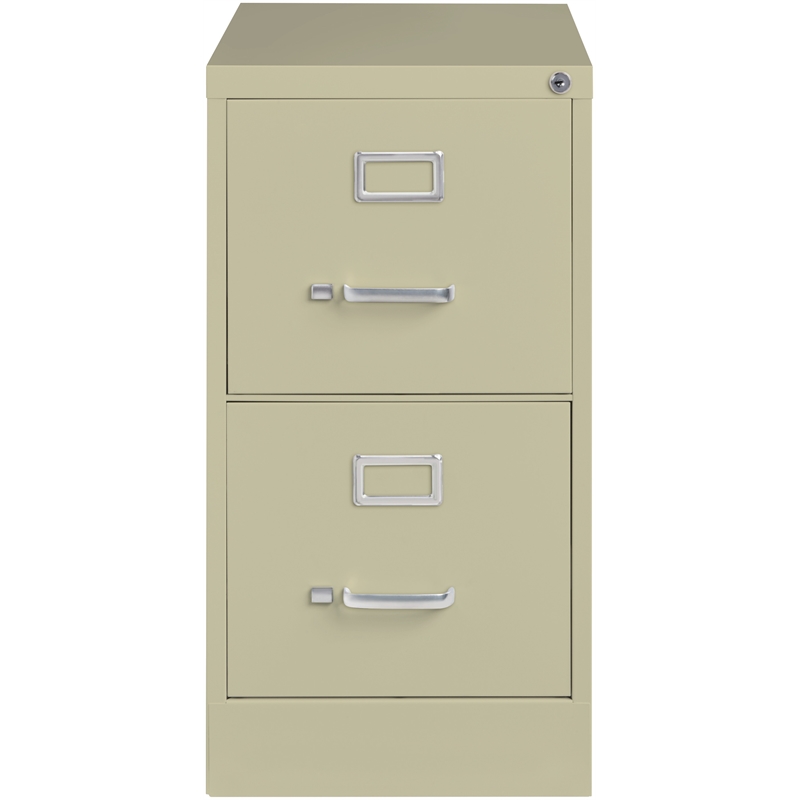 Cooper 26.5-in Deep Metal 2 Drawer Letter Width Vertical File Cabinet Putty
