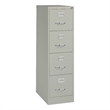 25-in Deep Metal 4 Drawer Letter Width Vertical File Cabinet Light Gray