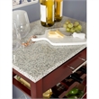 Riverbay Furniture Transitional Wood/Granite Top Kitchen Cart in Wenge Espresso