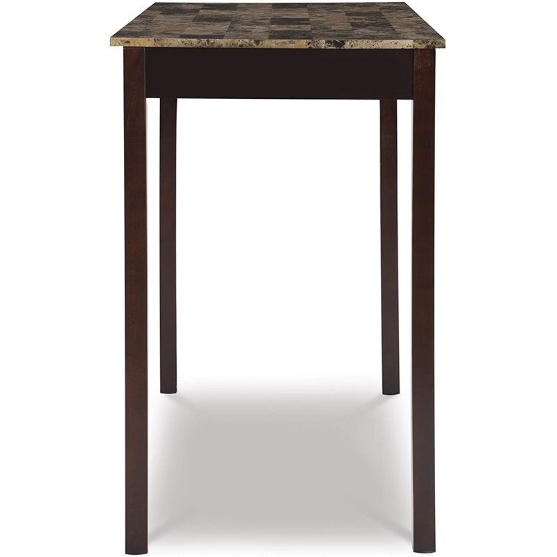 Riverbay Furniture 3 Piece Dining Set in Espresso